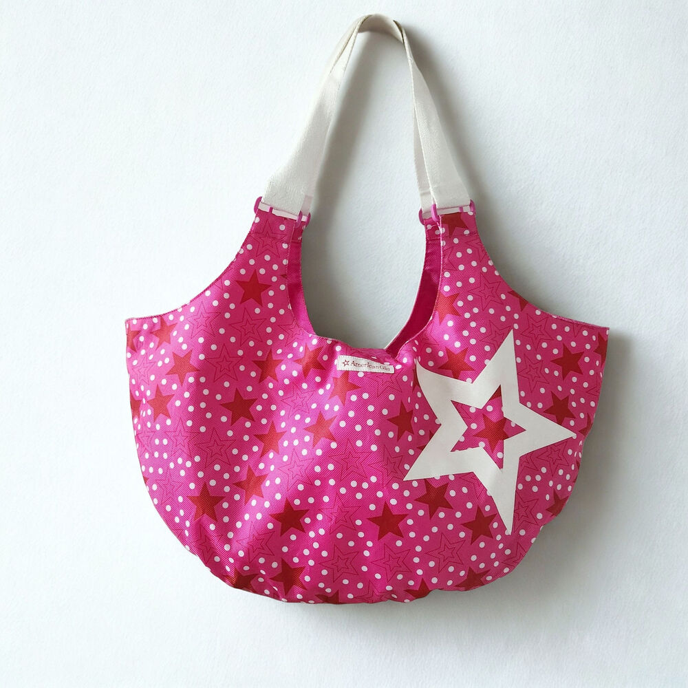🌟 American Girl Pink Doll Tote – Fits 2 Dolls! Pink Star Shoulder Bag 🌟